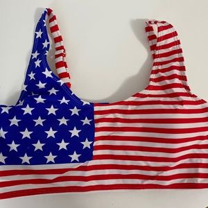 Women's Flag Bikini Top